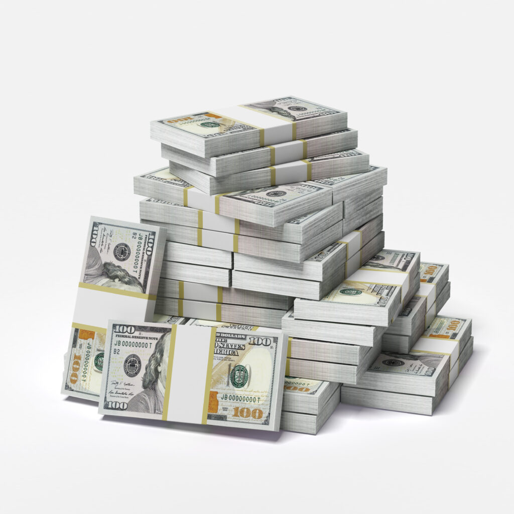 Pile of money